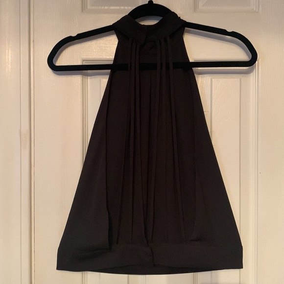 H&M Backless Black Top Size 6 #510 - Picture 3 of 7